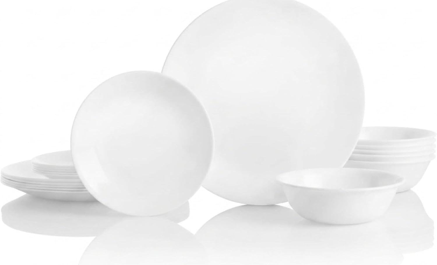 Vitrelle Glass Dinnerware Set - 18-Piece