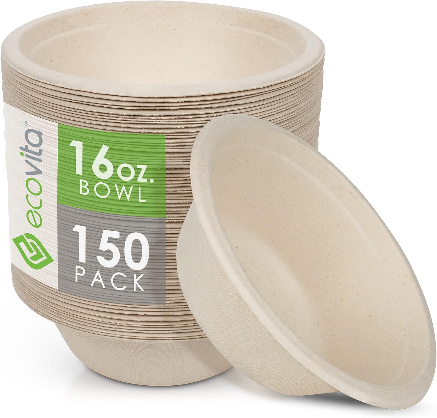 150 Count Compostable Bowls