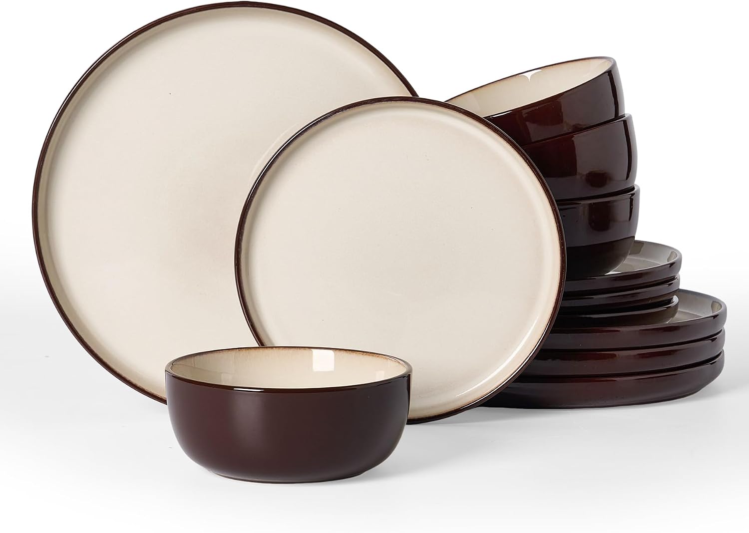 12-Piece Stoneware Dinnerware
