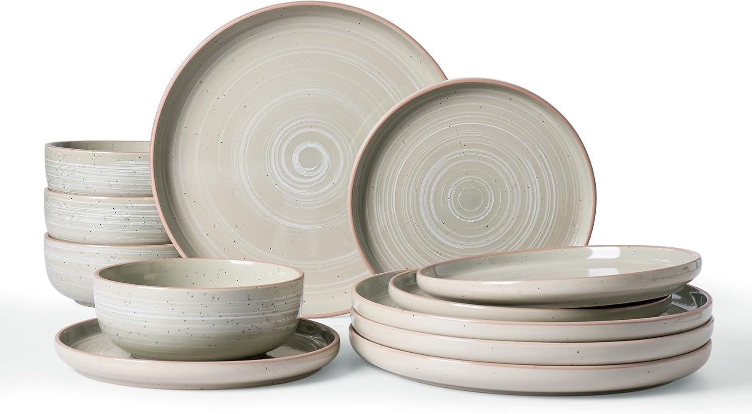 12-Piece Stoneware Dinnerware - Image 30