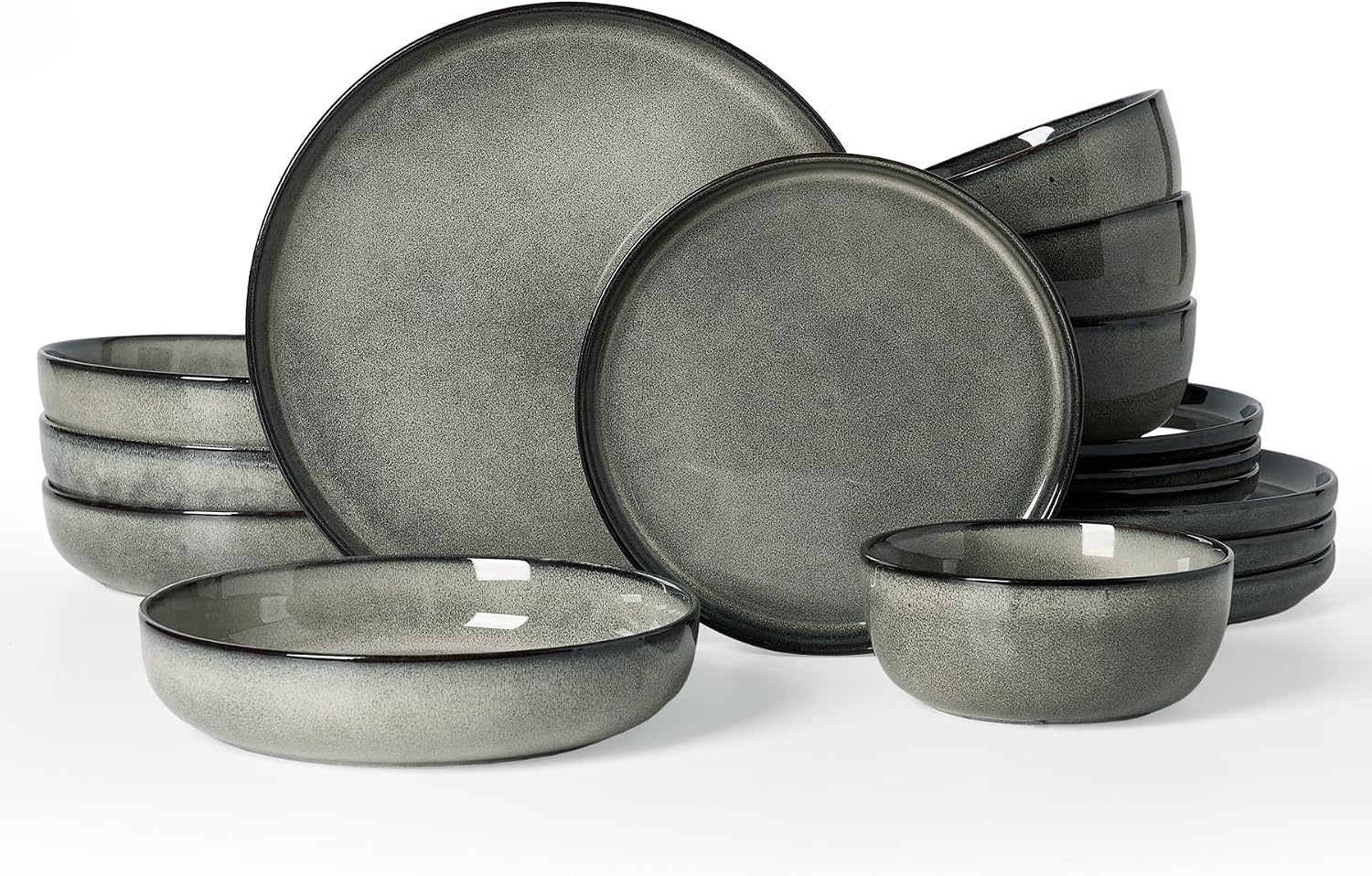 12-Piece Stoneware Dinnerware - Image 12
