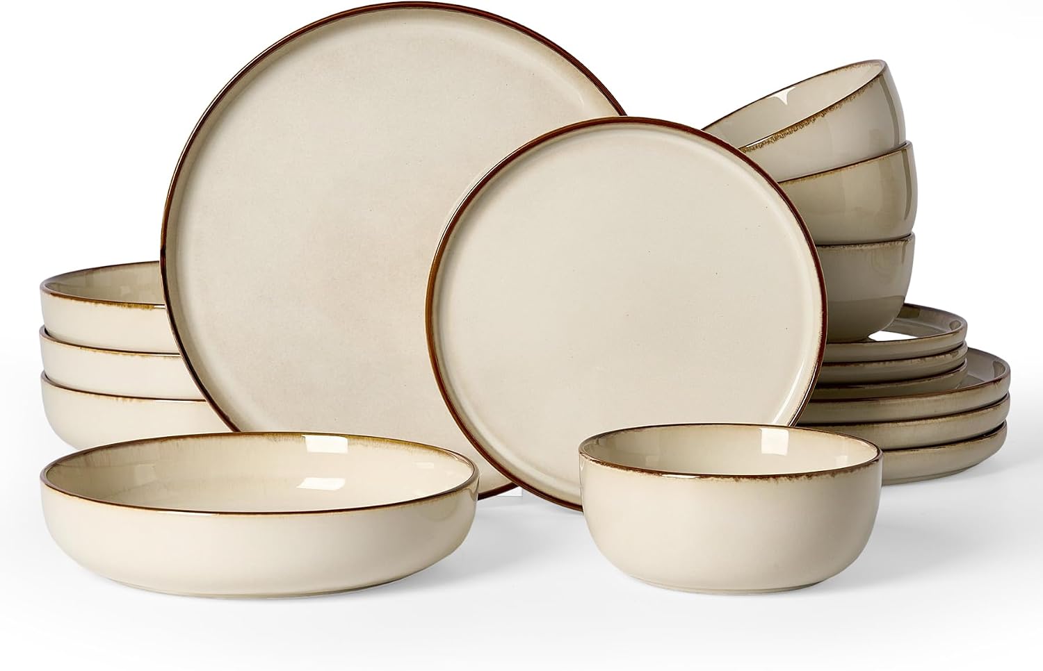 12-Piece Stoneware Dinnerware - Image 23