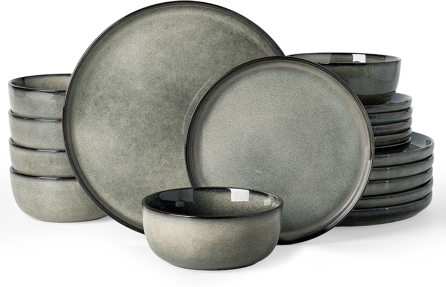 12-Piece Stoneware Dinnerware - Image 9