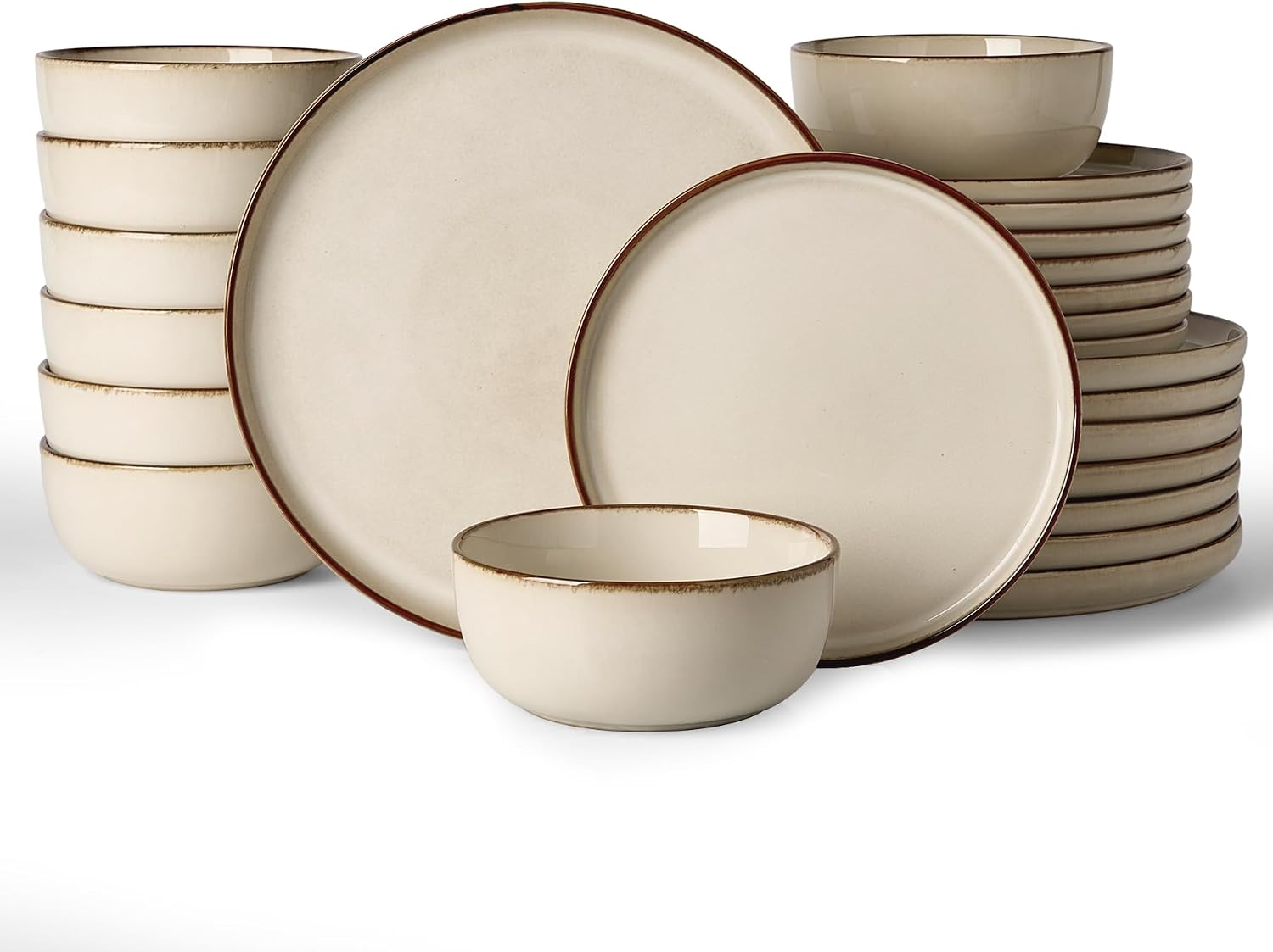 12-Piece Stoneware Dinnerware - Image 40