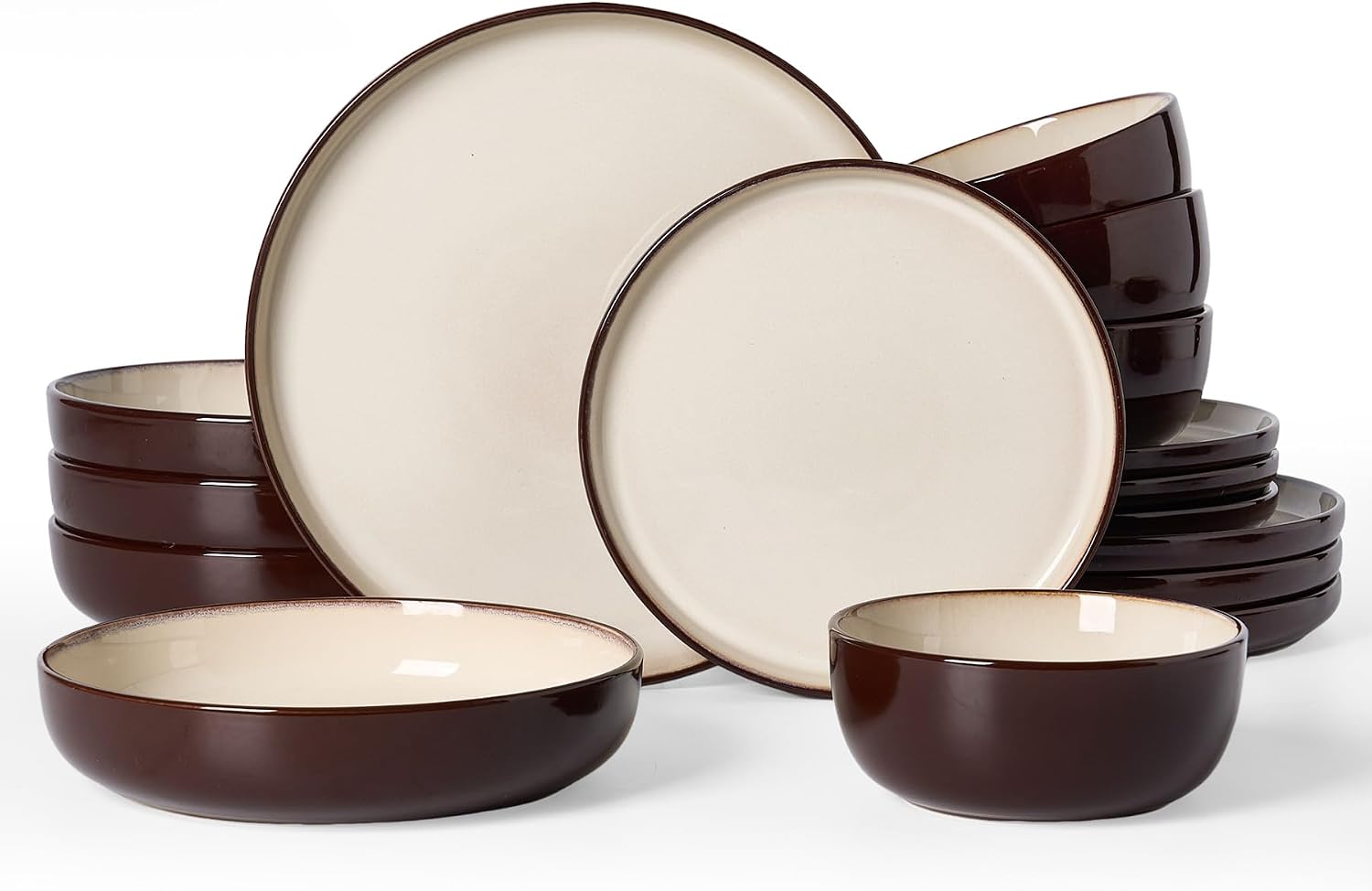 12-Piece Stoneware Dinnerware - Image 44