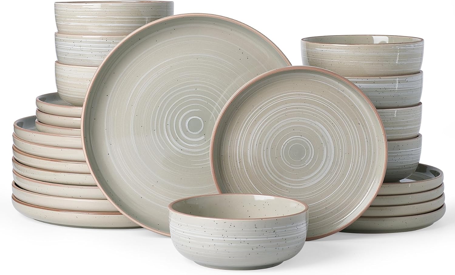 12-Piece Stoneware Dinnerware - Image 25