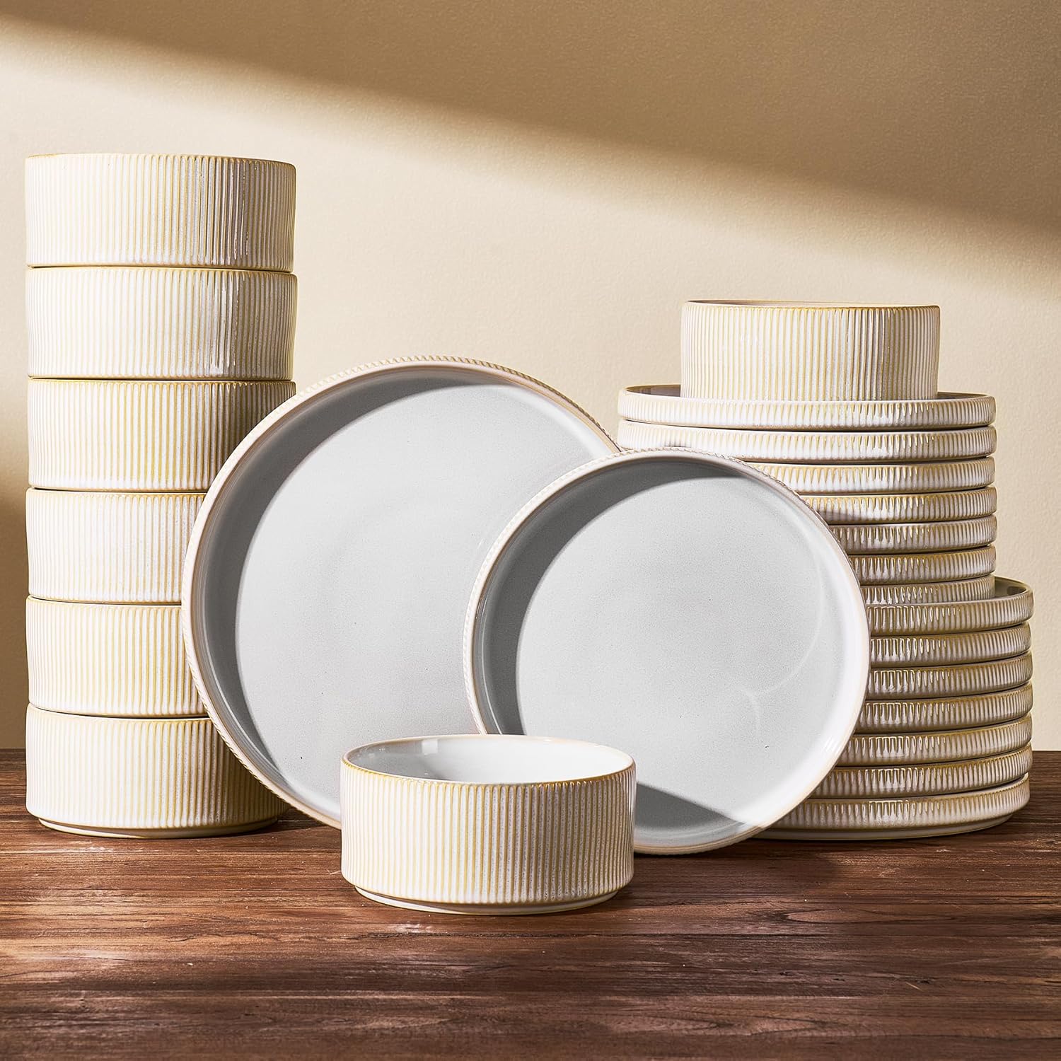 Stoneware Dinnerware Set - 18-Piece - Image 17