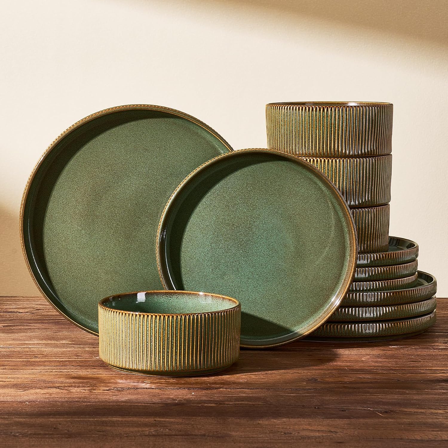 Stoneware Dinnerware Set - 18-Piece - Image 13