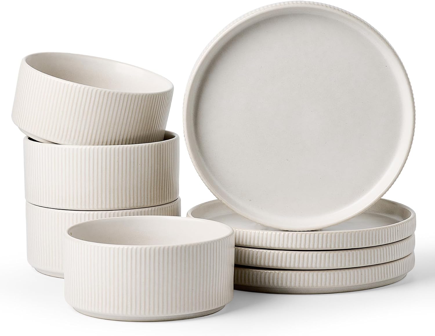 Stoneware Dinnerware Set - 18-Piece - Image 29