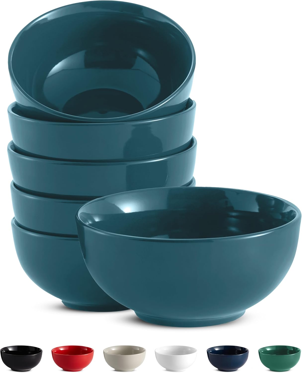 Marshmallow White Ceramic Bowls - Image 8