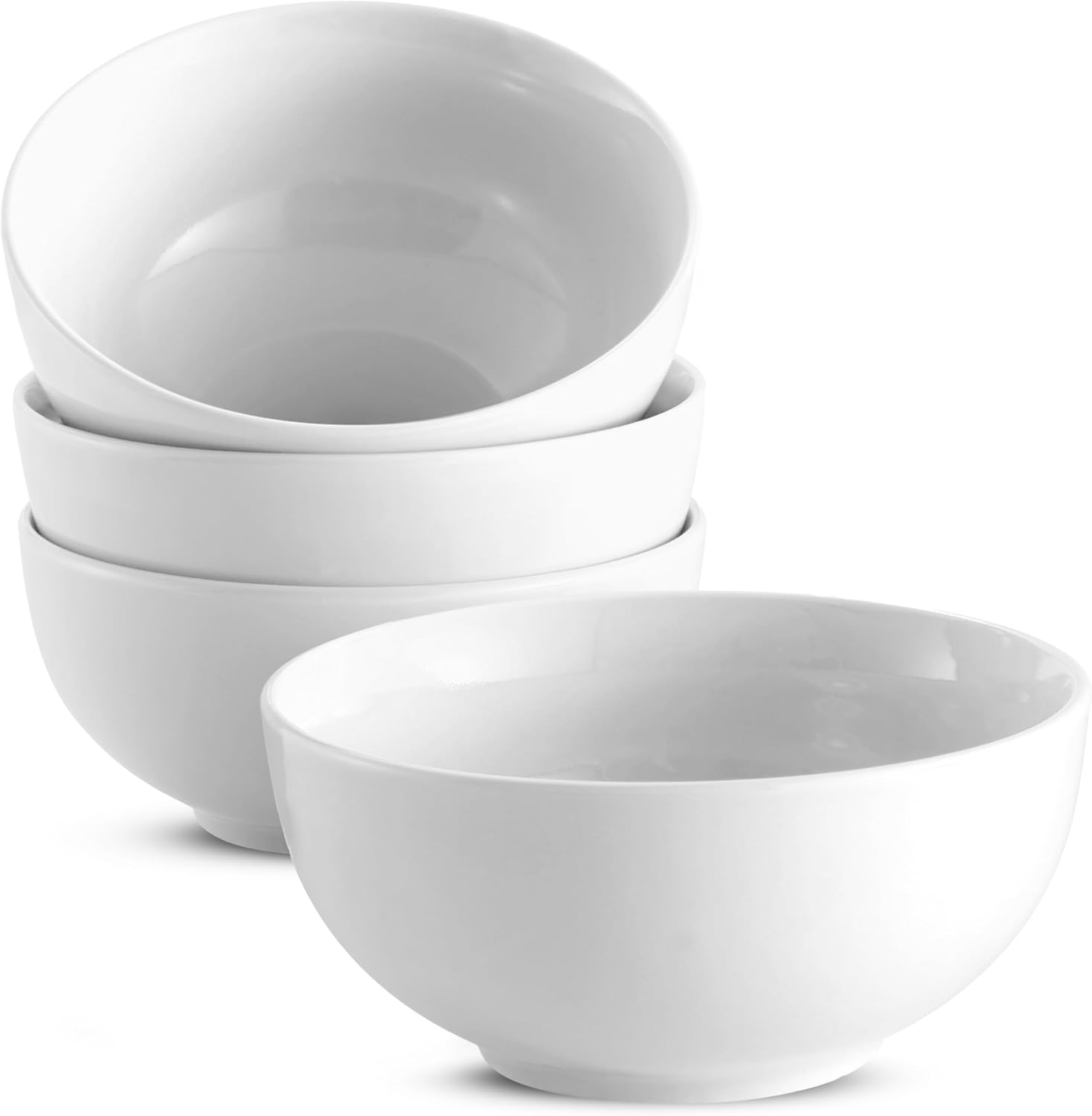 Marshmallow White Ceramic Bowls - Image 9