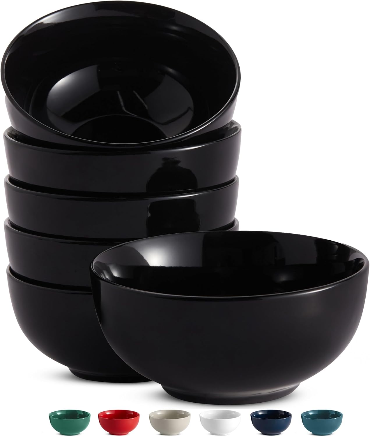 Marshmallow White Ceramic Bowls - Image 10