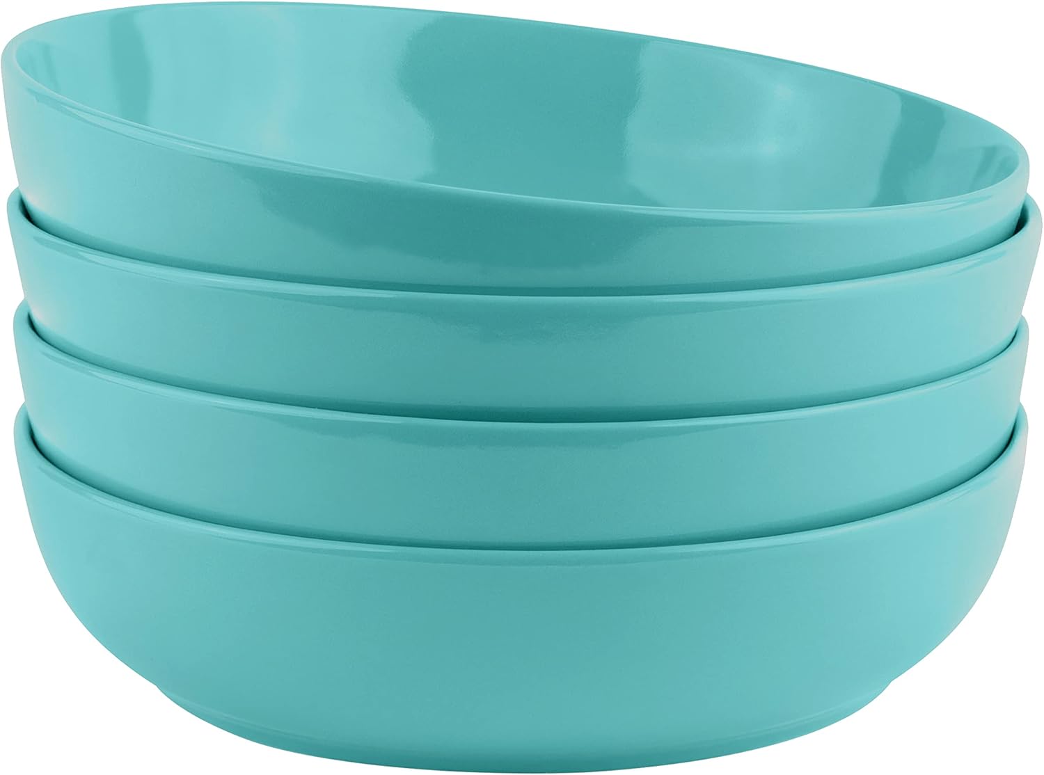 White Ceramic Pasta Bowls - 4-Piece - Image 10