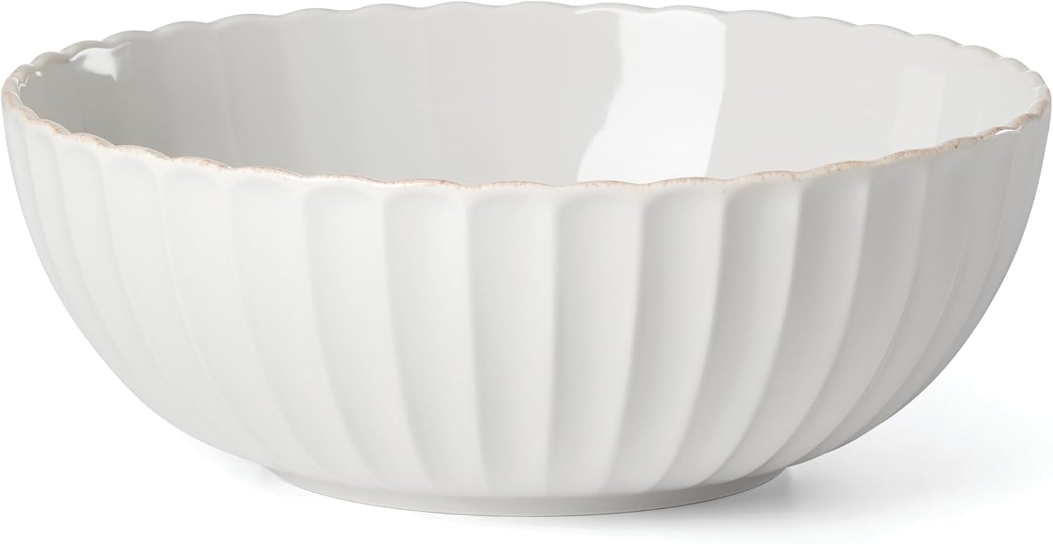 White Scallop Dinnerware Set - Image 12