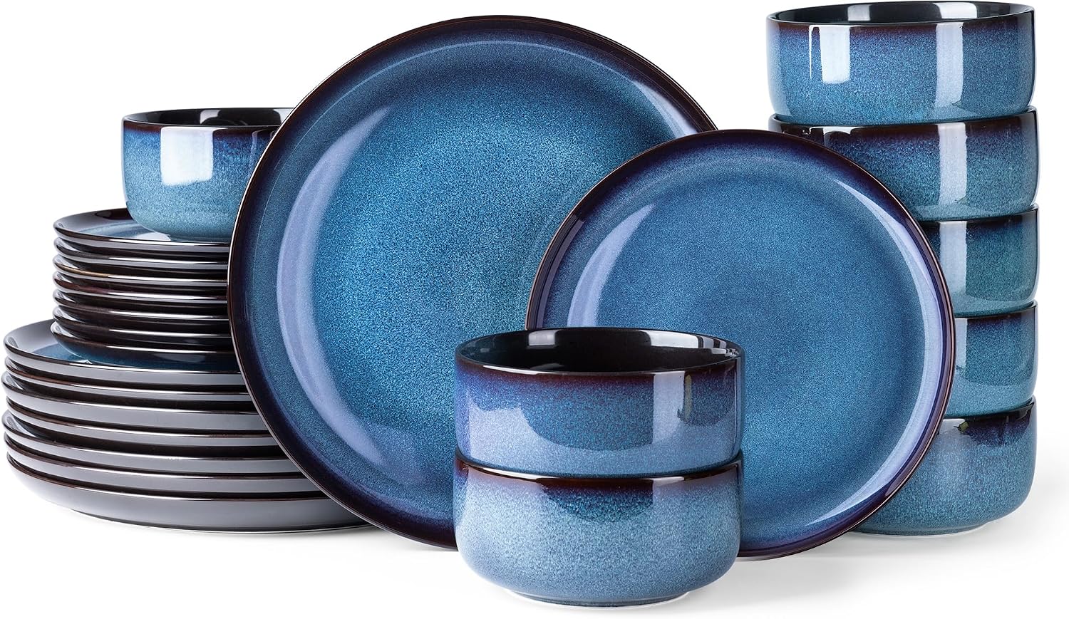 24-Piece Reactive Glaze