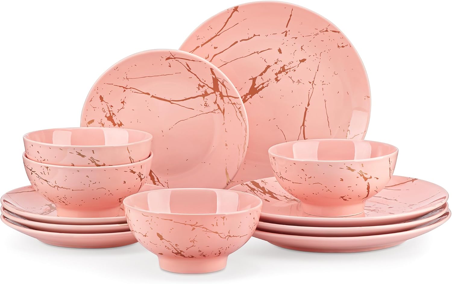 Black Porcelain Dinnerware Set - 16-Piece - Image 9