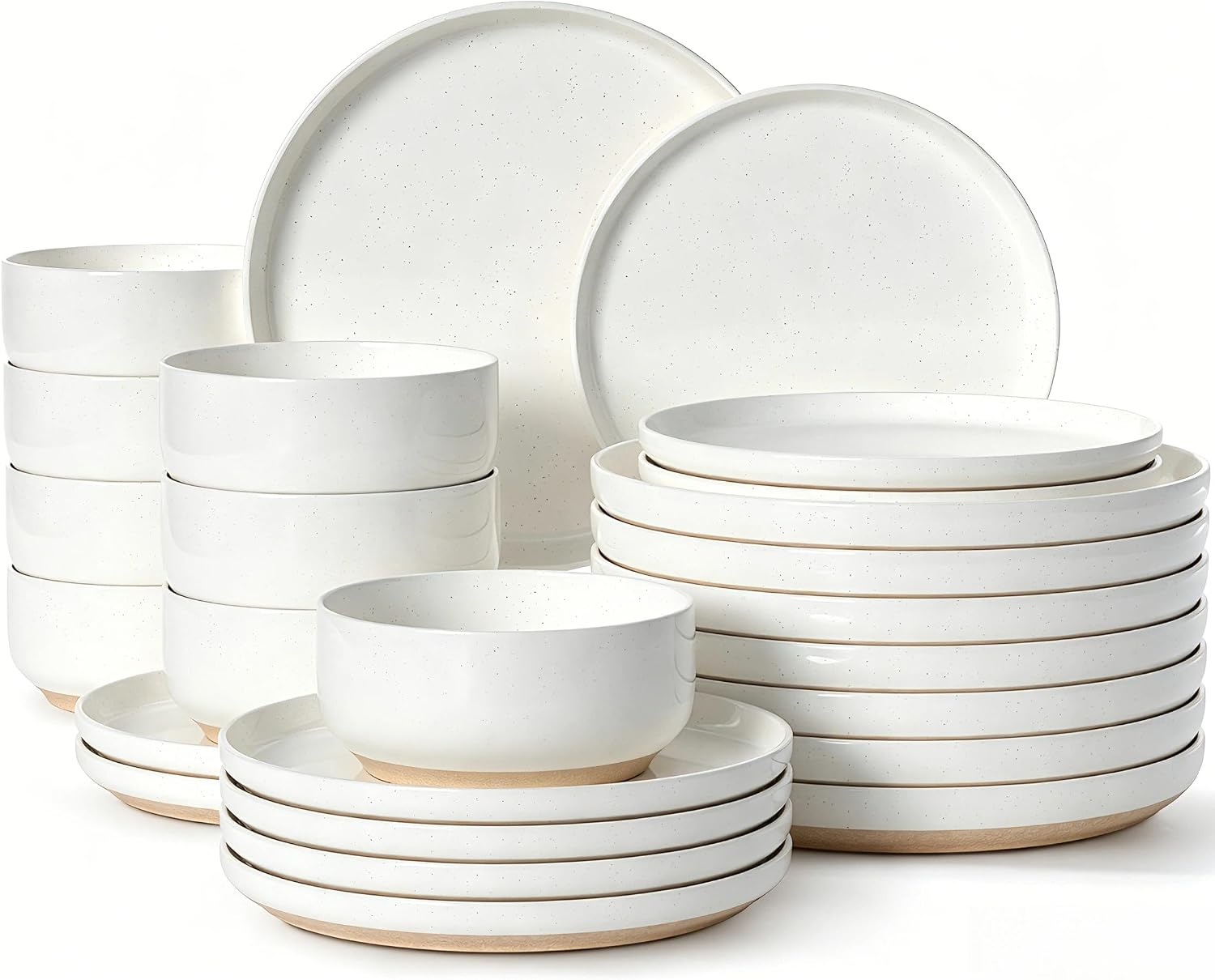 Cream White Dinnerware Set - 12-Piece - Image 10