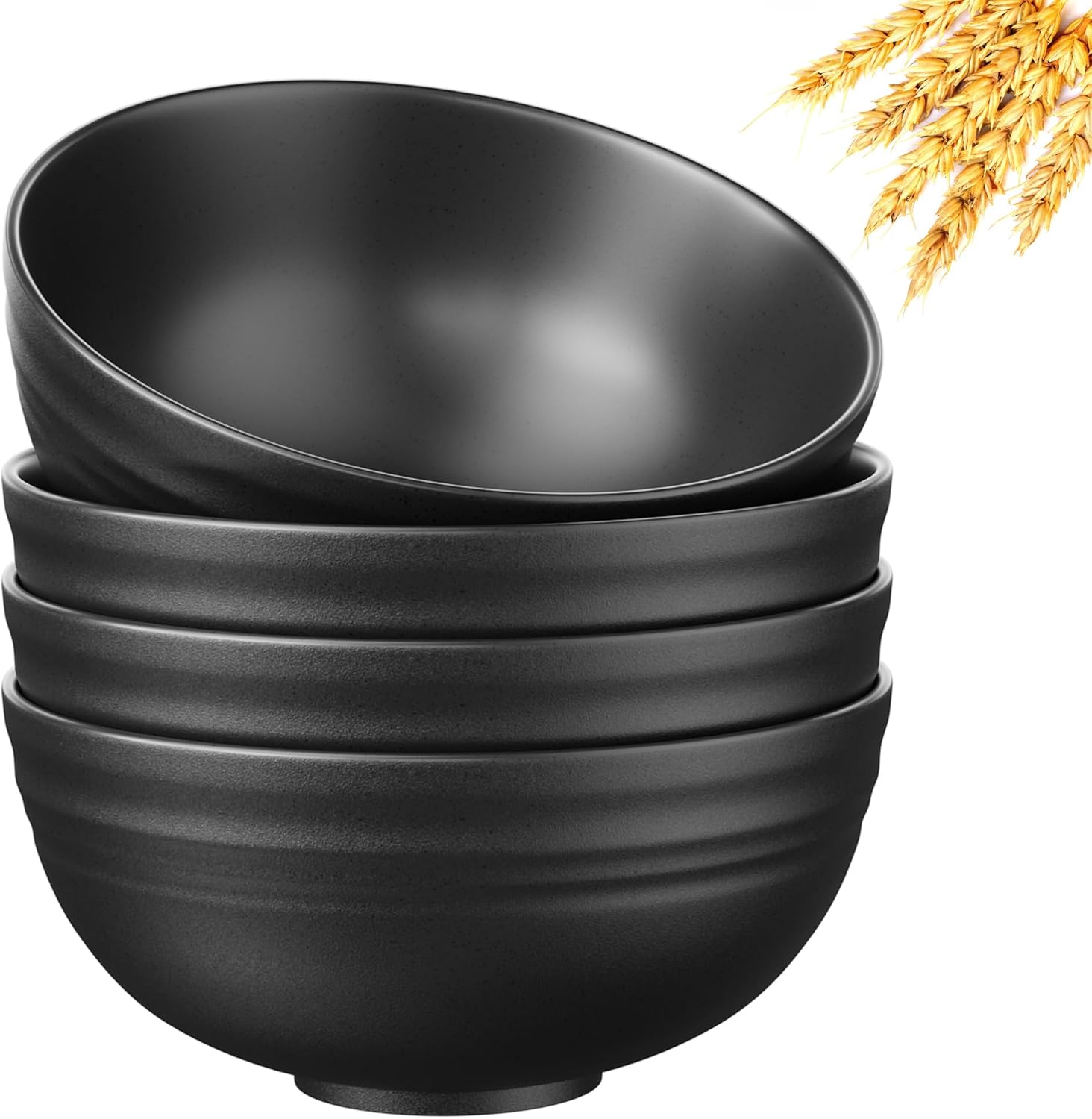 Wheat Straw Cereal Bowls - 10-Piece Set - Image 12