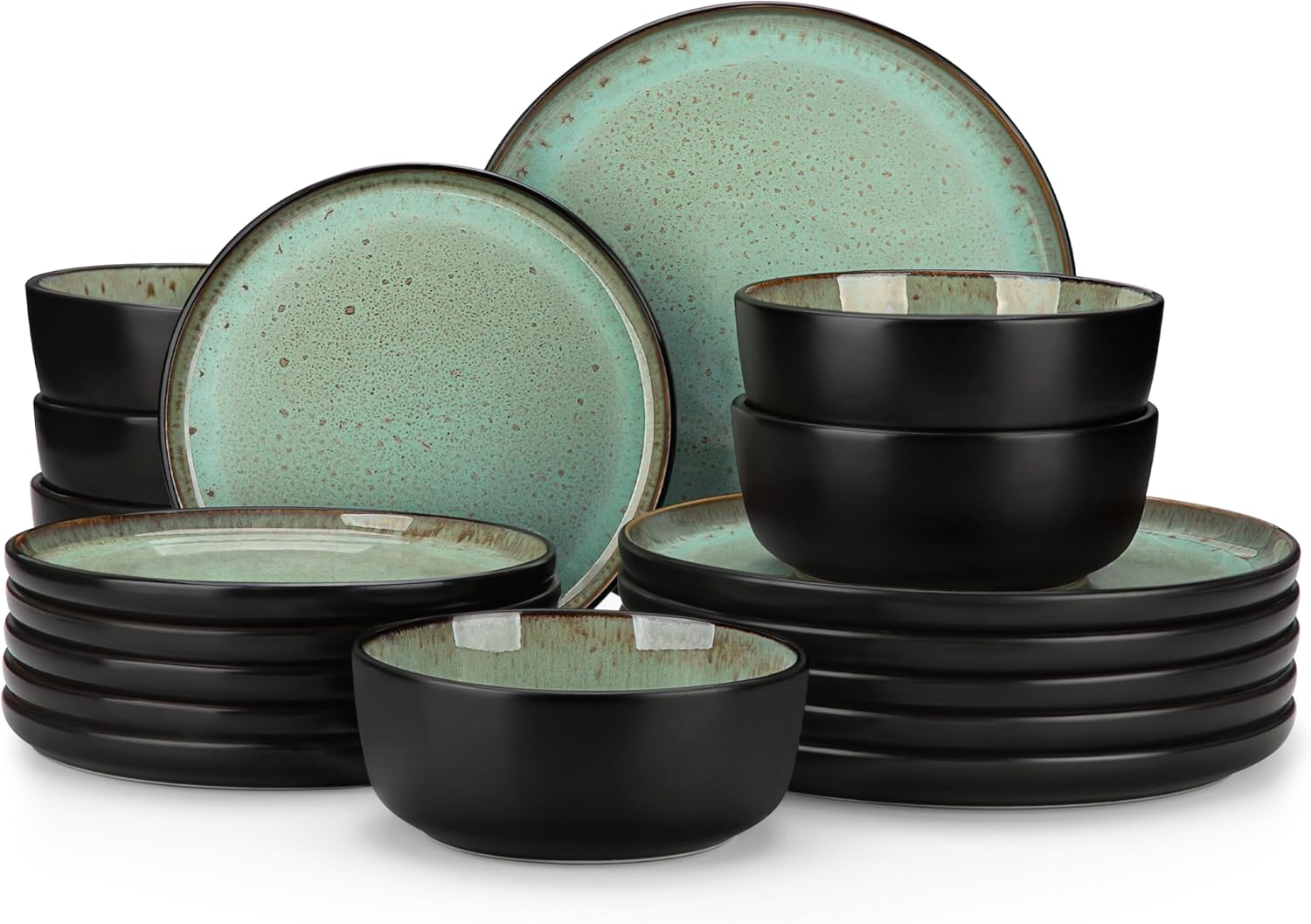 18-Piece Grayish Beige Stoneware - Image 15