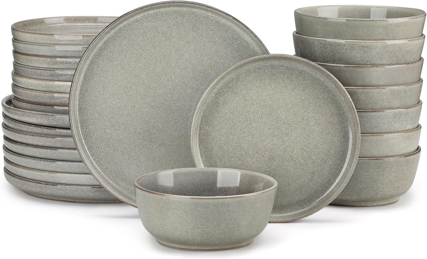 18-Piece Smoky Teal Dinnerware - Image 21