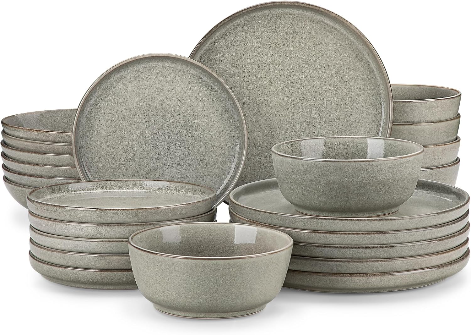 18-Piece Smoky Teal Dinnerware - Image 19