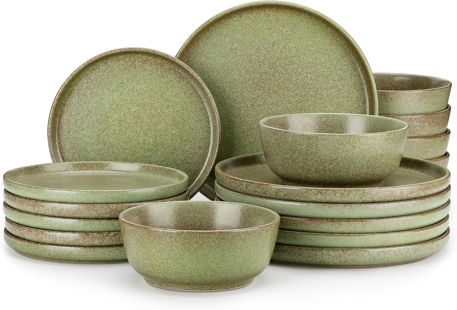 18-Piece Smoky Teal Dinnerware - Image 20