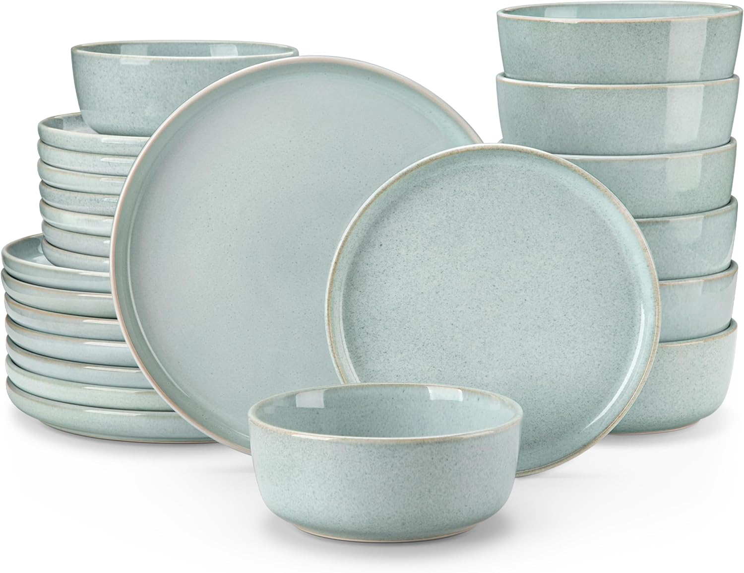 18-Piece Smoky Teal Dinnerware - Image 11