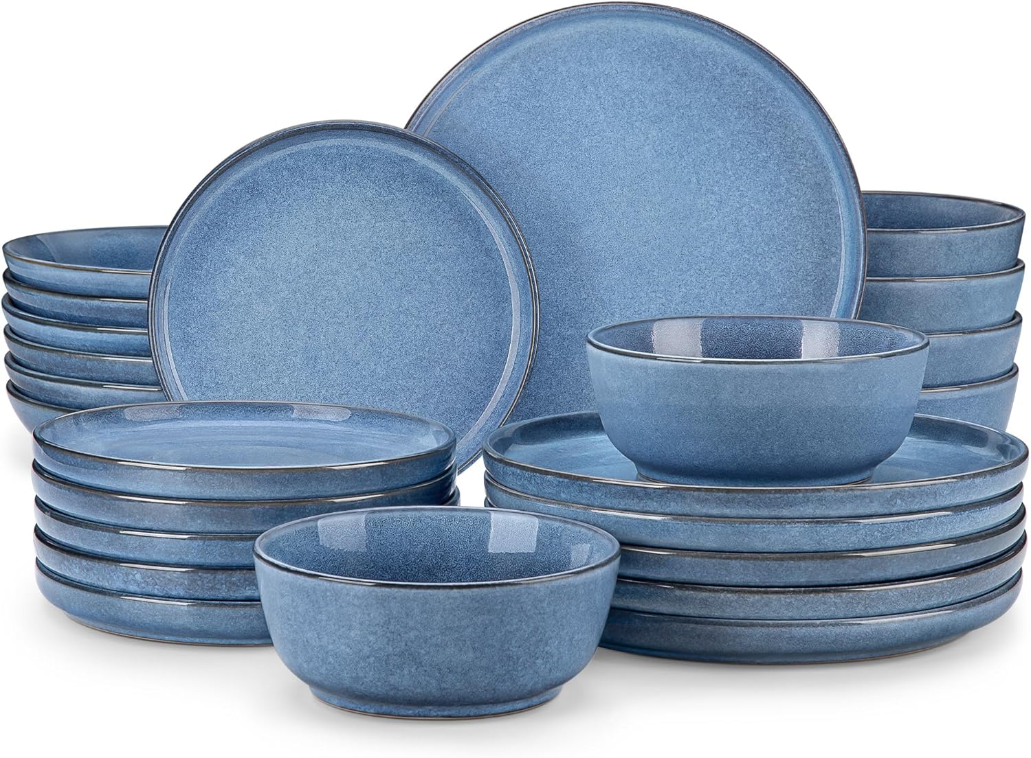 18-Piece Smoky Teal Dinnerware - Image 13