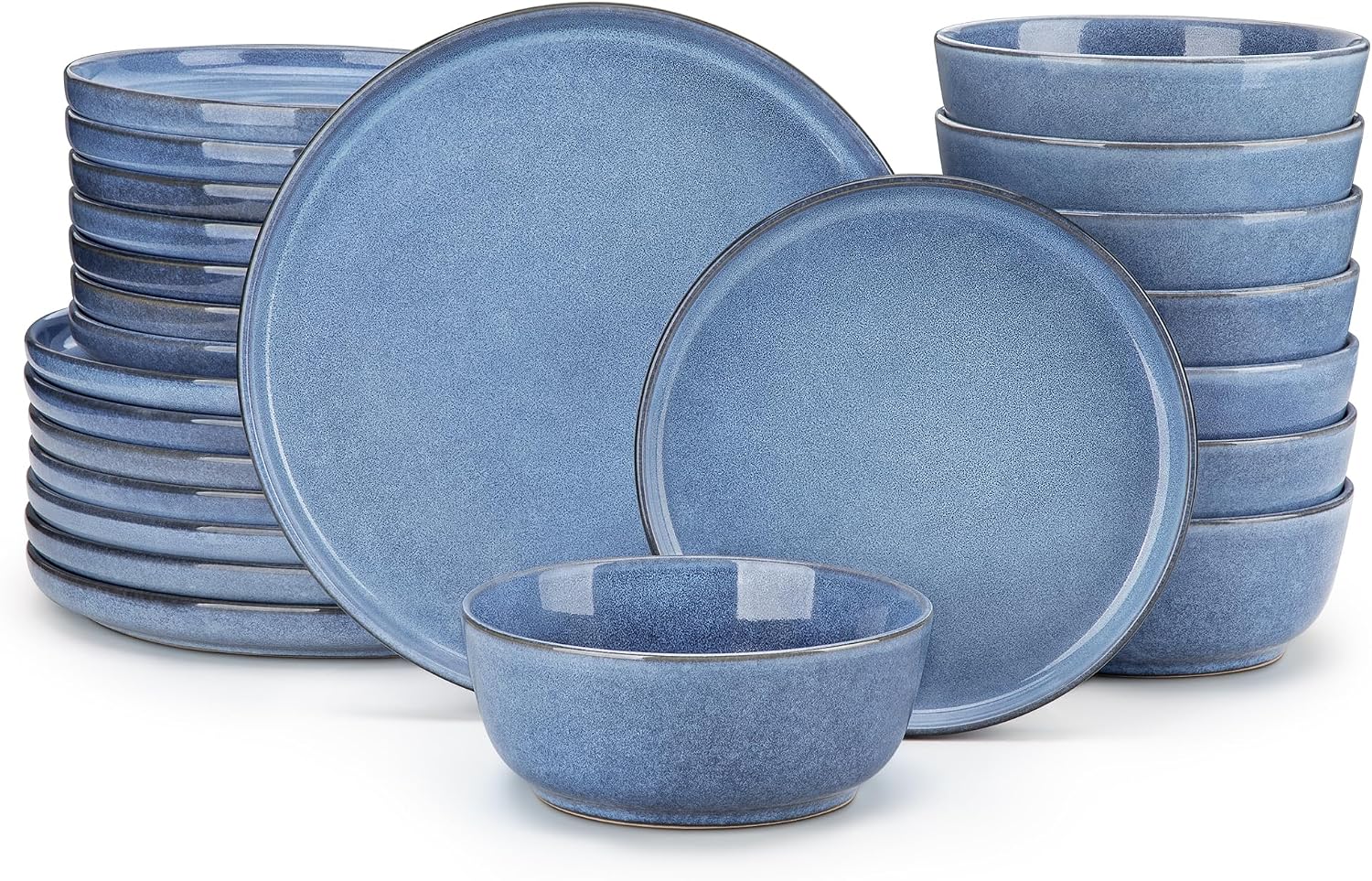 18-Piece Smoky Teal Dinnerware - Image 12